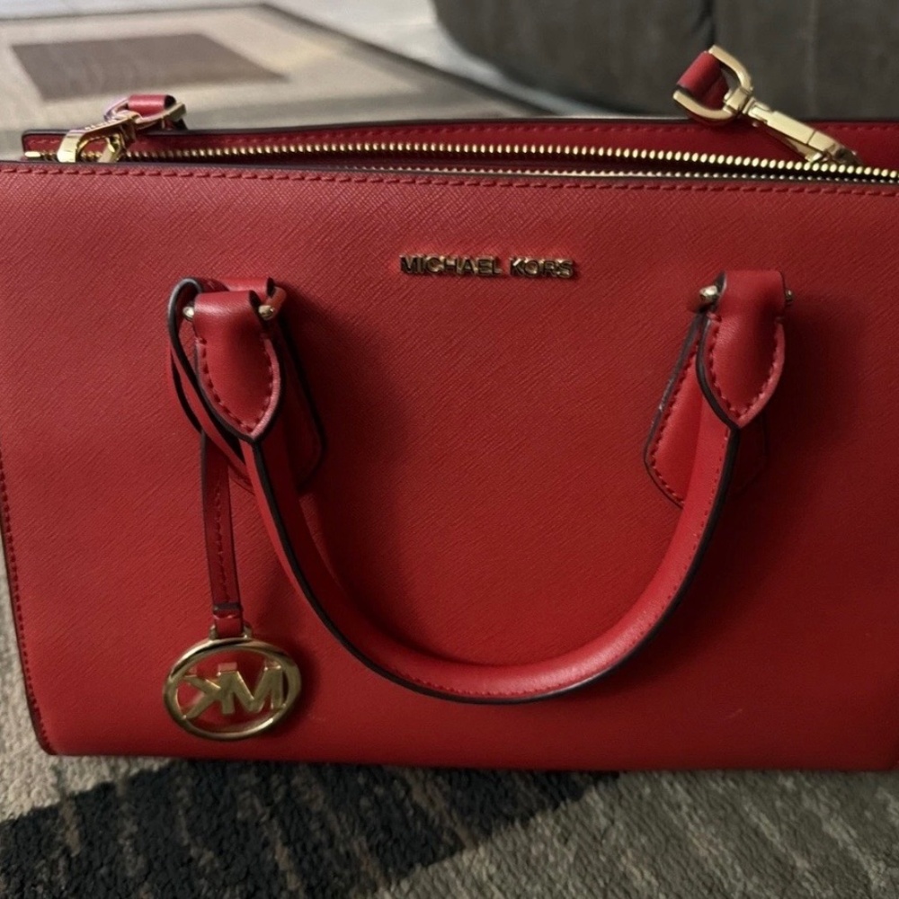 Michael Kors red purse